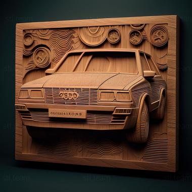 3D model Audi 80 (STL)